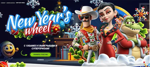 Что такое New Year’s Wheel от 1xBet