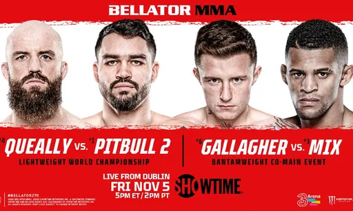 Брат за брата – за основу взято. Где смотреть Bellator 270: Патрики Фрейре — Питер Куилли 5 ноября