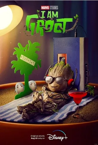 Постер анимационных короткометражек «Я есть Грут» (I Am Groot)