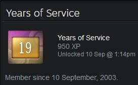 Valve начала выдавать особые значки в Steam — аккаунту должно быть больше 19 лет