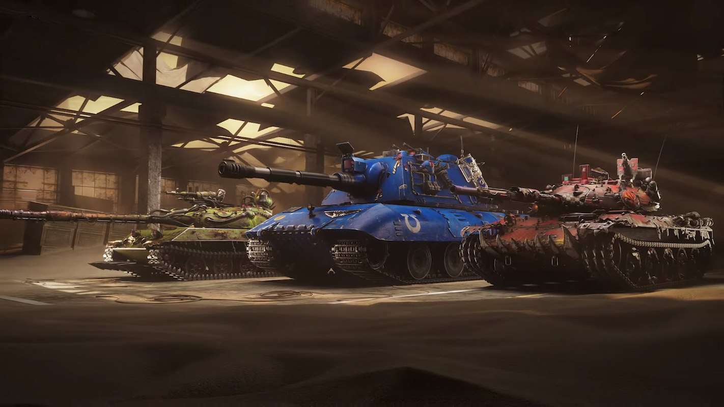 3D-стили танков в рамках коллаборации WoT с Warhammer 40K