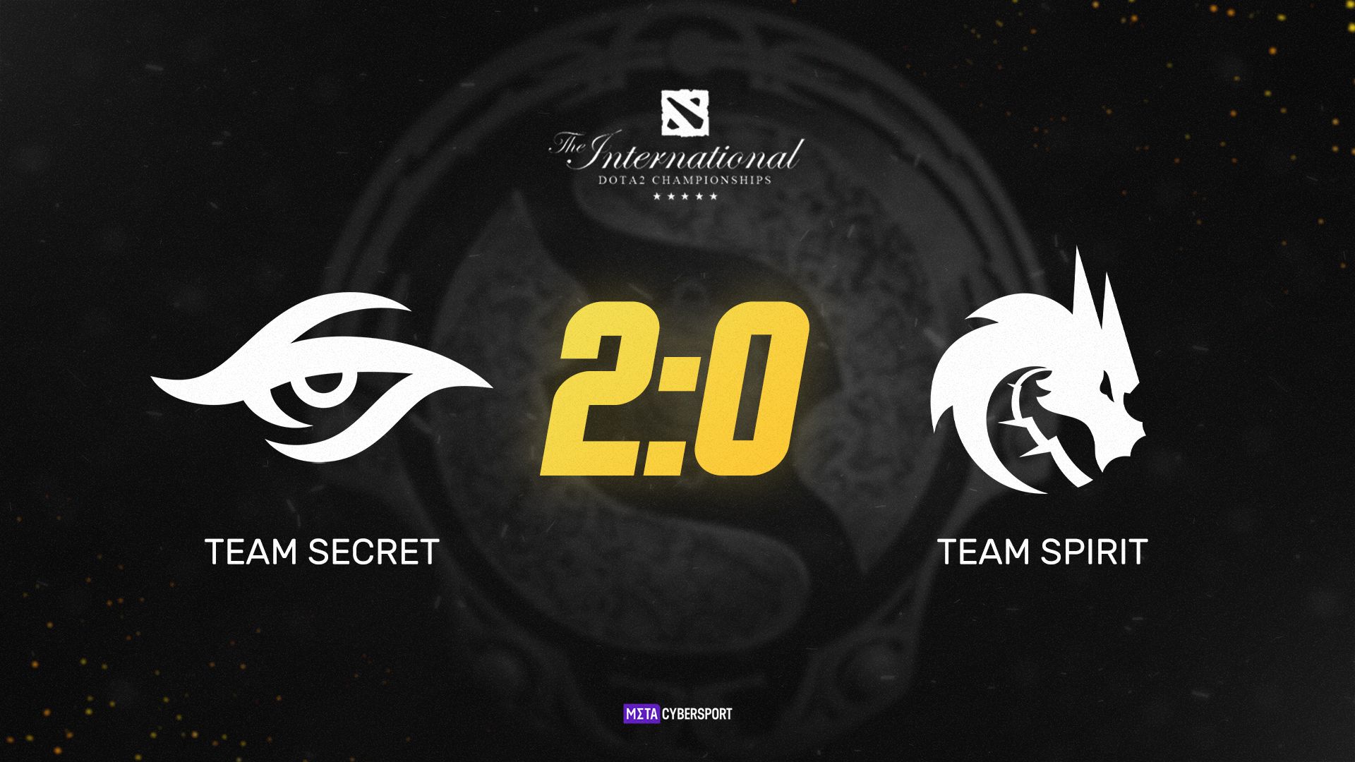 Team Secret разгромила команду Spirit в матче открытия группы В