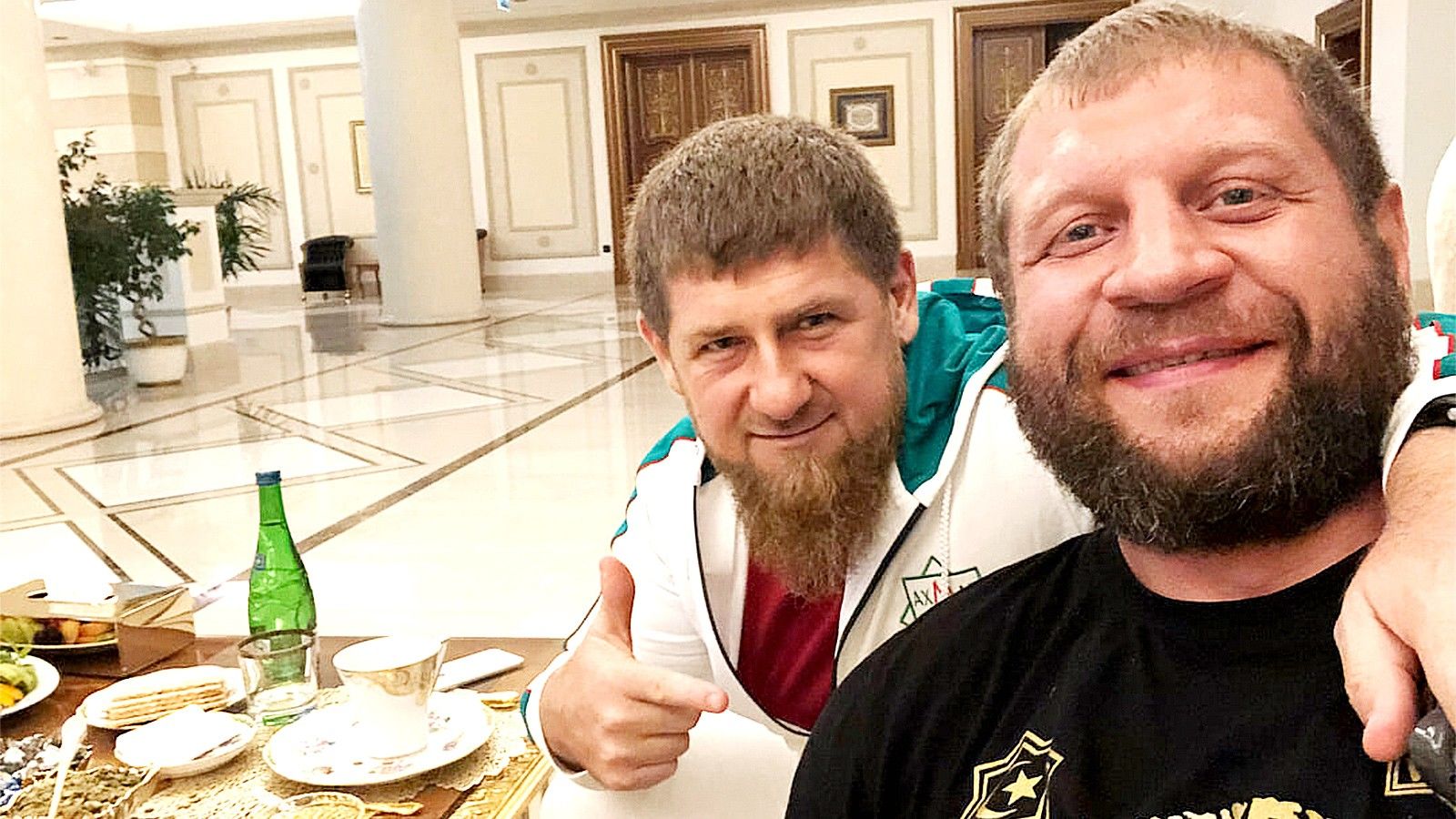 Кадыров показал тренировку Александра Емельяненко