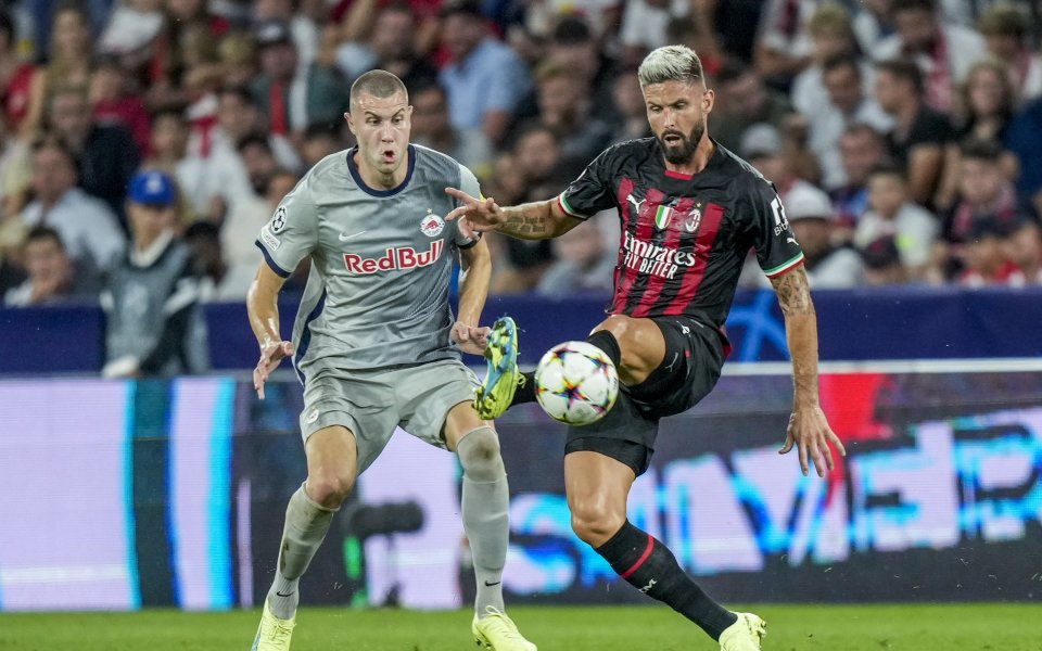 «Милан» разгромил «Зальцбург» в матче за выход в плей-офф Лиги чемпионов