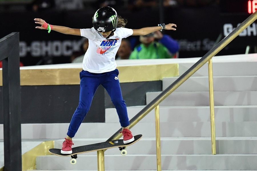 Олимпийское золото в женском скейтборде выиграла 13-летняя японка Момидзи Нисия
