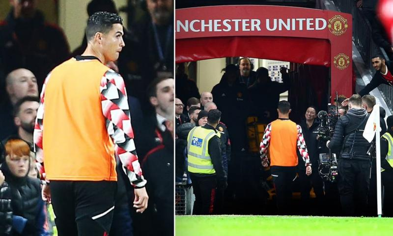 «Манчестер Юнайтед» лишил Роналду двухнедельной зарплаты за инцидент в матче с «Тоттенхэмом»
