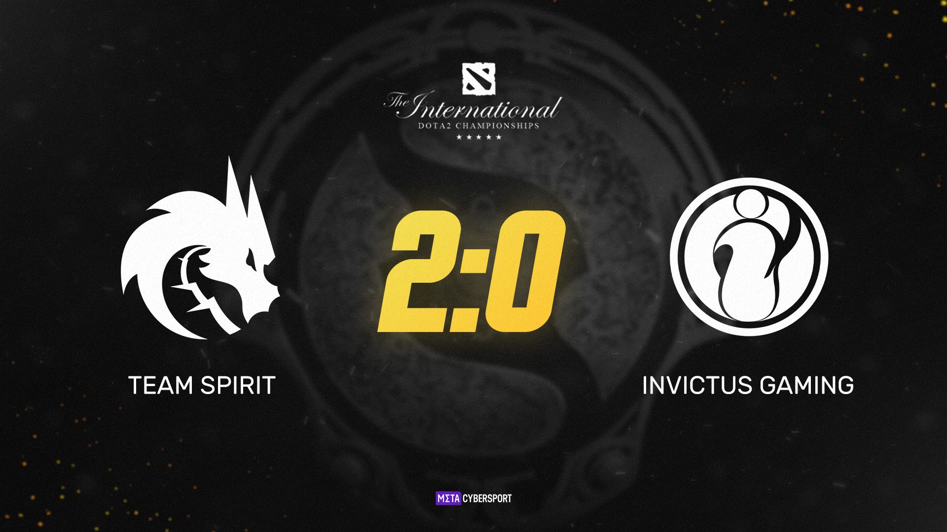 Team Spirit обыграла Invictus Gaming и вошла в топ-3 на The International 10
