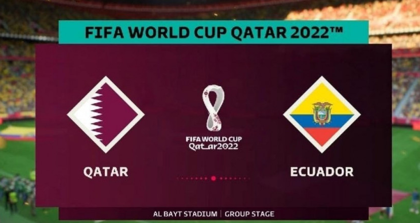 Катар проигрывает сборной Эквадора со счетом 2:0 после первого тайма в матче ЧМ-2022 по футболу