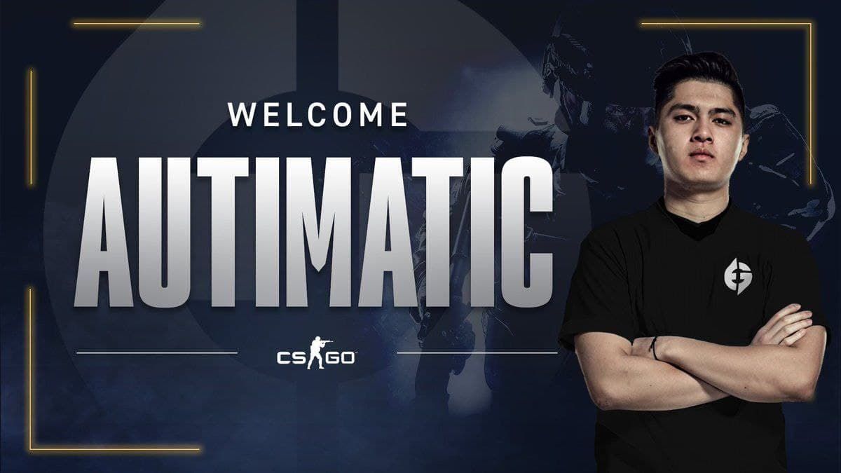 Autimatic присоединился к составу EG по CS:GO
