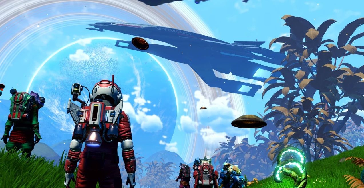 В No Man's Sky появилась «Нормандия» из Mass Effect