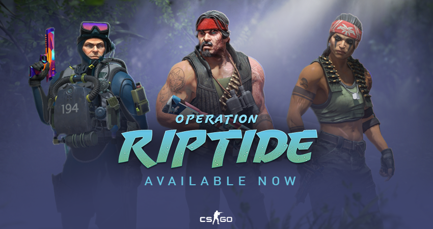 Все скины из новой операции Riptide в CS:GO