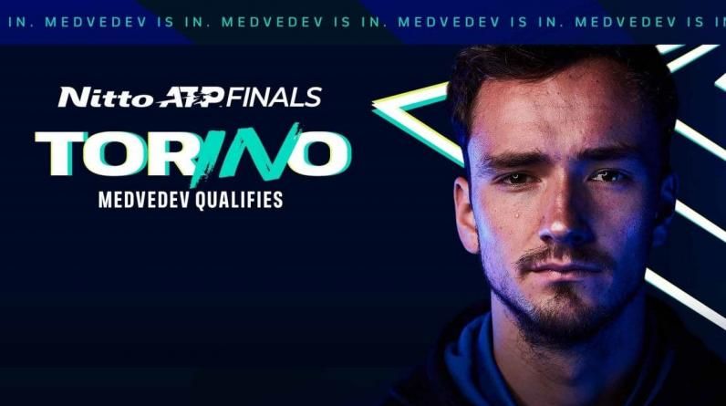 Даниил Медведев квалифицировался на Итоговый турнир ATP в Турине