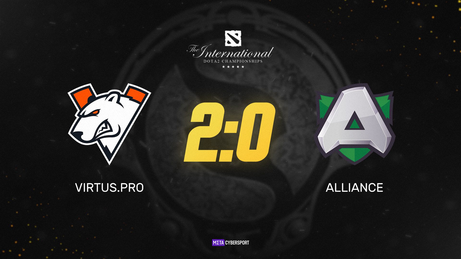 Virtus.pro без проблем заработала вторую победу в матче против Alliance