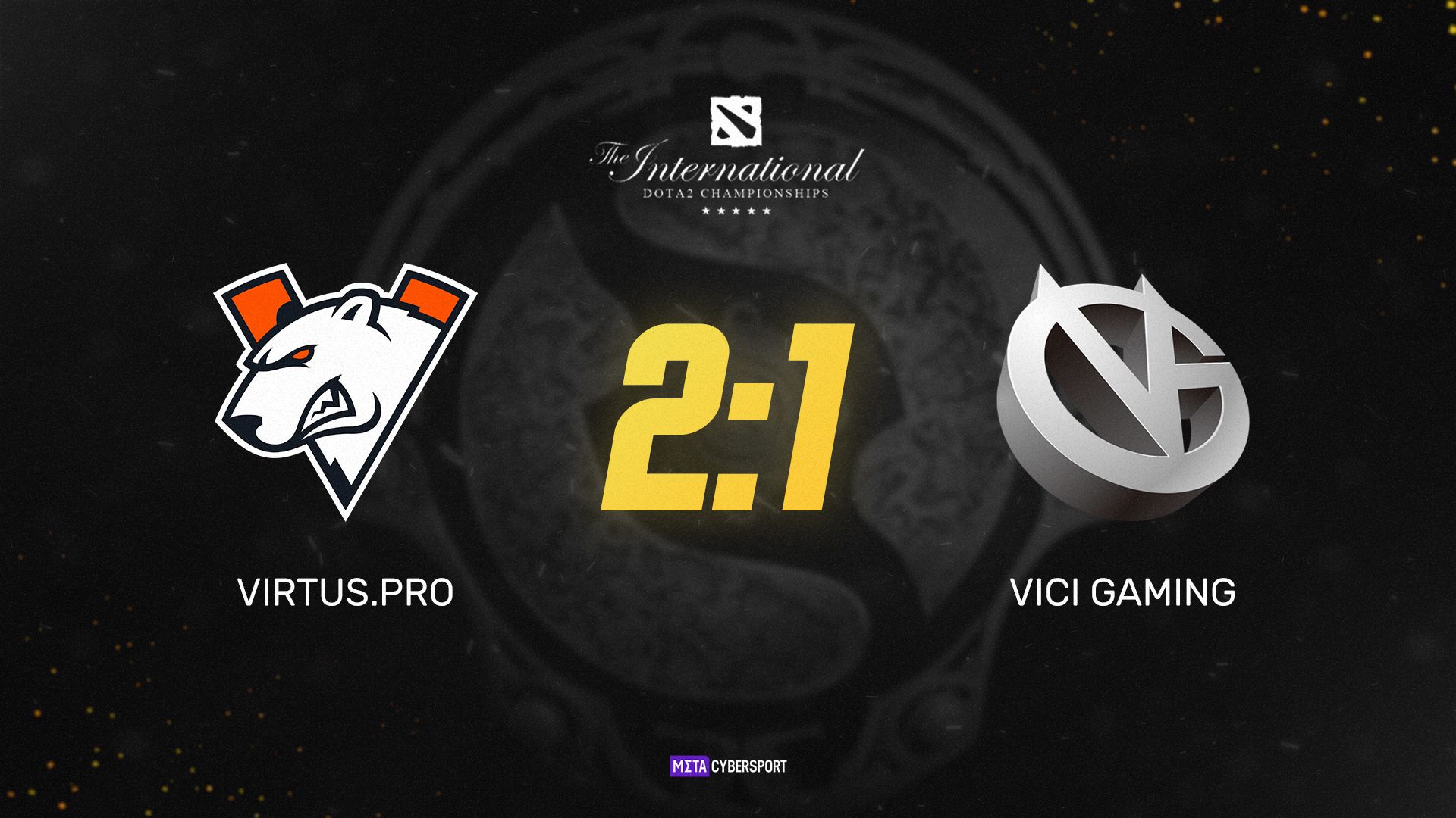 Virtus.pro перевернула игру против Vici Gaming и прошла в топ-6 The International