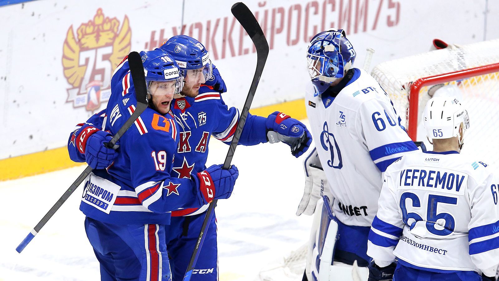 СКА обыграл московское «Динамо» и стал лидером Западной конференции КХЛ